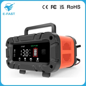 Smart Touch Screen Car Battery Charger