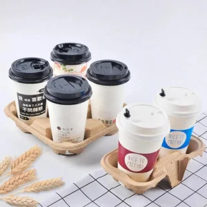 Copos de Papel Personalizados Copos de Café Atacado Descartáveis de Parede Ondulada Simples Dupla para Bebidas de Bolha Boba Chá de Leite para Bebidas Quentes Frias com Tampas 4 8 12 16 Oz