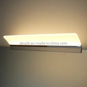 45cm / 60cm Acrylic Curved Design Chrome Aluminum 12V Input Waterproof Bathroom Furniture/Bath Vanity/Mirror Cabinet LED Light with CE IP44