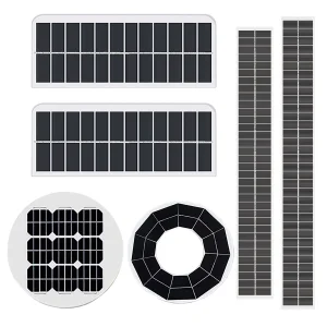 Módulo de Célula PV Pequeno 5W 6W 1W 2W 3W 4W 10W 4V 5V 6V 9V 12V 18V Painel Solar Mini Personalizado em Forma de Vidro ETFE Fotovoltaico