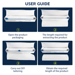 Disposable Cutting Board Mat with Cutter, Food-Grade EVA for Kitchen &amp; Camping