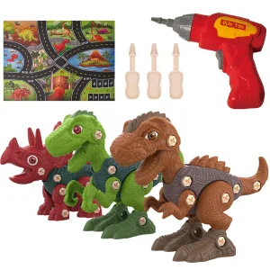 Toddlers Kids 3-5 Learning Educational Building Construction Sets Take Apart Dinosaur Toys