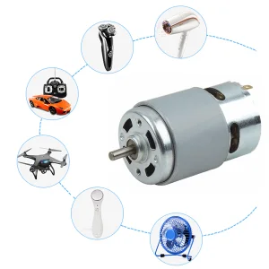 Shunli Custom Electric 12v-48v Dc Motor High Torque 18000 Rpm 15000 Rpm Brushed 775