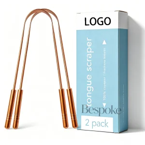 Custom Logo Copper Tongue Scraper