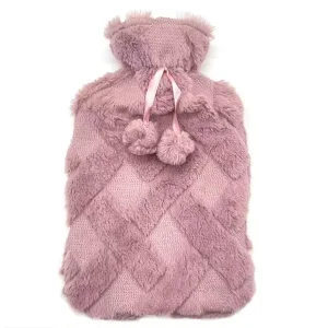 Hot Water Bottle with Knitted Cover, 2L Hot Water Bag for Hot and Cold Compress, Hand Feet Warmer, Ideal for Menstrual Cramps