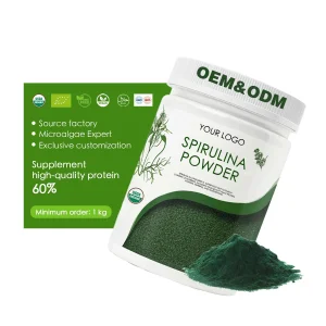 Nutritional Supplement Best Algae 60% Protein Select Spirulina Powder with Free Sample