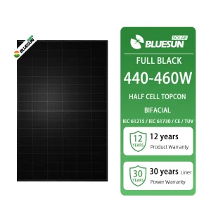 Bluesun Full Black Bifacial Solar Panels