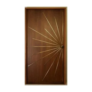 Customized Color Modern Style Acoustic Fire Rated Interior Door
