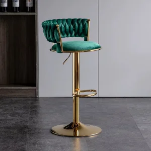 Modern Luxury Velvet Bar Stools