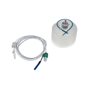 Surgical Disposable Hollow Vacuum Wound Drainage System Silicone Closed