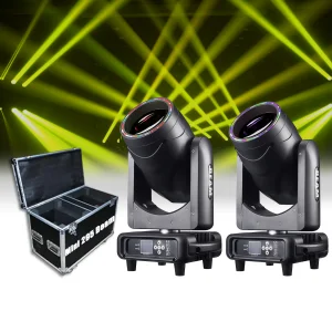 Mini 295W 14R Beam Moving Head Light Sharpy Double Prism Spot DMX DJ Disco Club Bar KTV Party Stage Light Show 3200-7800K Color