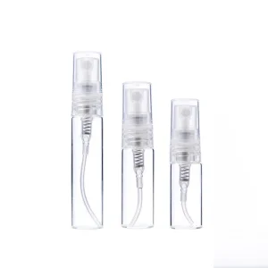 2ml 3ml 5ml 10ml Small Perfume Sub PP Bottle Perfume Cosmetic Essential Oil Fragrance Sample Mist Mini Glass Spray Bottle