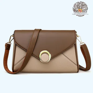 Bolsa transversal ajustável de PU texturizado