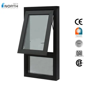 Florida Approved Hurricane Villa Home Manual Aluminum Awning Window for House