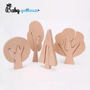Hot Sale Creative Handmade Art Crafts Toy Wooden Tree Ornament for Kids Z30145A