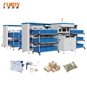 High-Speed 3D Parcel Sorting Putwall