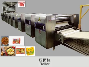 Linha de Processamento Automático de Macarrão Instantâneo em Aço Inoxidável para Uso Comercial