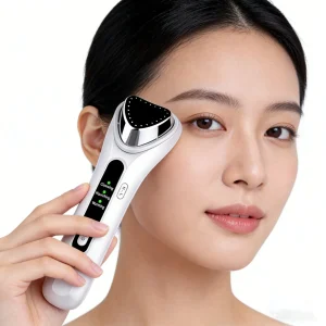 Heated Vibration Facial Massager for Ion Infusion &amp; Skin Rejuvenation