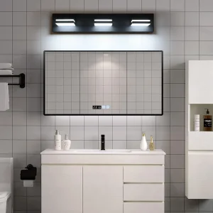 Matte Black Acrylic Vanity Lights