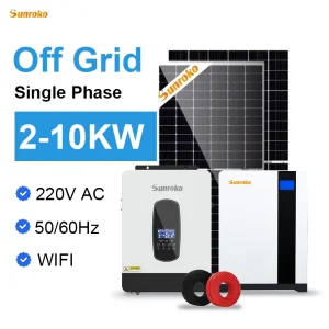 Complete off Grid Solar System 5kw 8kw 10kw Solar Energy System with Battery Backup