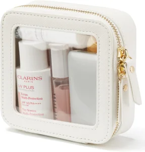 Custom Logo Printing Mini Transparent PVC Clear Makeup Bag Make up Pouch Small Cosmetic Bag