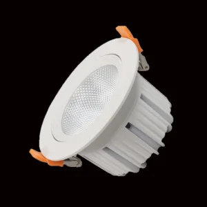 High CRI 40W Triac Dimmable Indoor COB LED Downlight AC85-265V 6500K Cool White Color