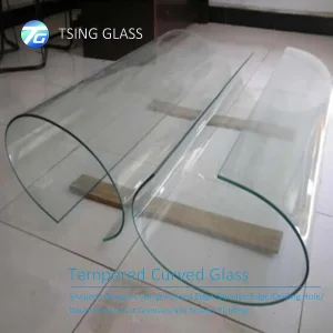 Float Tempered/Toughened Glass Curved Glass Hot Bent Glass for Furniture Glass Railing Fence Table Top