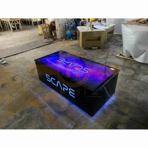 Night Club Lounge Nightclub Illuminated Waterproof Table Led Furniture High Top Cocktail Tables for Bar BNCT340