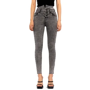 Jeans skinny de cintura alta