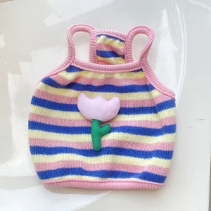 Seção de Camiseta Fina Pequena Sling Pomeranian Teddy Roupas de Verão para Gato Anti Queda