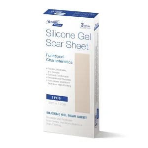 Manufacturer Cheap Price Professional 3*12cm Silicone Adhesive Gel Dressing Sheet for Scars