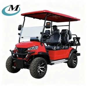 Sightseeing Golf Cart Wholesale 6 Seater Golf Cart with Folded Seat