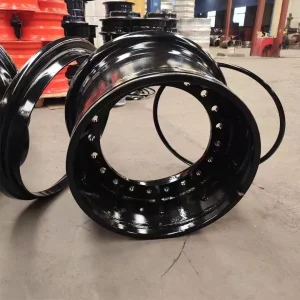 Construction Mining Wheel Rim Earthmover Dump Truck Flange Weld Giant Multi Pieces 35-17.00/3.5 24.00r35 E4 L5 29-24.00/3.0 29-22.00/3.0 57-32.00/6.5