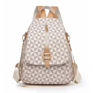 Factory Price Wholesale Leather Vintage Bag Mcm-Copy Designer Women's Luxury Backpack 1: 1 Replica Mk Lady Online Store Handbag Casual Travel Backpack