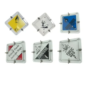 Factory Price Aluminum Dangerous Goods Transportation Label