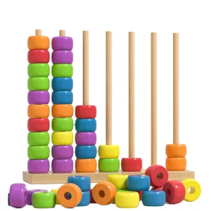 Wooden Math Educational Toy Brain Teaser Game