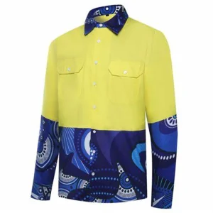 Camisas de alta visibilidad PPE industriales reflectantes para exteriores, ropa de trabajo para petróleo y gas