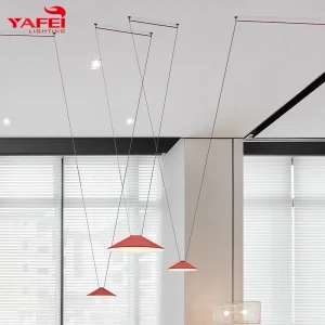 Modern Minimalist LED Pendant Lamp for High Ceilings