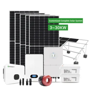 Sistema Solar Completo Fuera Red 30kw Todo en Uno