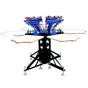 6x6 multi color screen printing