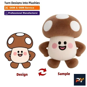 Custom Plush Toys Free Sample Mushroom