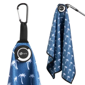 Wuxi Ivy Custom Sublimation Printed Microfiber Waffle Golf Towel Luxury Sport Microfibre With Custom Logo