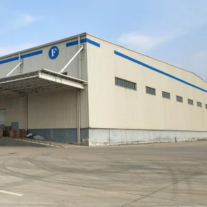 Lightweight Modular Steel Structure Industrial Workshop Prefabricated Sound Insulation Anti Seismic for Factory Warehouse Constr