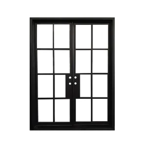 Hot Sale Cheap Price French Steel Door Iron Door
