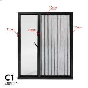 Folding Aluminum Sliding Screen