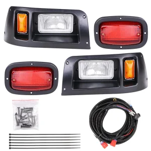 Best Club Car DS Golf Cart Light Kit CC-003 - Halogen Headlight + LED Tail Light (Fits 1993-Up Gas & Electric, Factory Style) Supplier, Factories