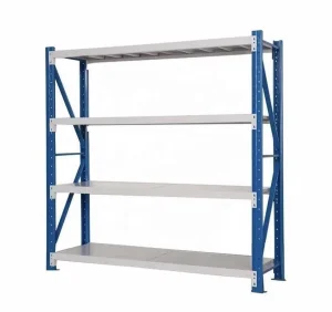 Alirack Medium Duty Industrial Steel Corrosion Protection Electrostatic Powder Coated 4-Layer Multi-Level Warehouse Racks