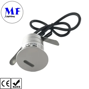Factory Direct Supply 1W 95lm Aluminum Outdoor Inground Waterproof 2700-6500K Mini Paving Spotlight LED Step Lamp