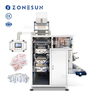 ZONESUN Servo High Speed Sugar Sachet Machine