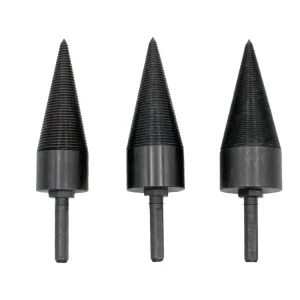 Removable Firewood Log Splitter Drill Bit